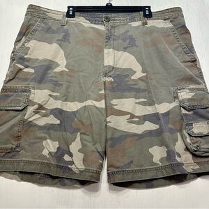 ed Head Men’s Cargo Shorts 44W Camo Cotton Outdoor Hunting Tactical Pockets